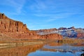 Reflections in the Colorado River, Utah Royalty Free Stock Photo