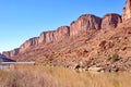 Reflections in the Colorado River Valley, Utah Royalty Free Stock Photo