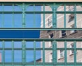 Reflections on glass building facade Royalty Free Stock Photo