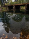 Reflections of the granite cliffs