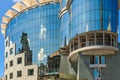 Reflections in Haas Haus, Stephansplatz, Vienna, Austria Royalty Free Stock Photo