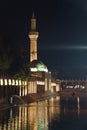 Reflections of Halil Rahman Cami on the pool of Abraham Royalty Free Stock Photo