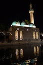 Reflections of Halil Rahman Cami on the pool of Abraham