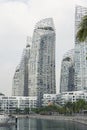 Reflections at Keppel Bay by Daniel Libeskind Royalty Free Stock Photo