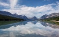 Reflections at Lake Sherburne Glacier National Park, Montana