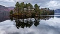 Reflections of Loch Katrine, Scotland Royalty Free Stock Photo
