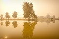 Reflections in Lumbini