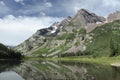 Reflections of Maroon Bells in Colorado Royalty Free Stock Photo