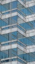 Modern glass building with reflections Royalty Free Stock Photo