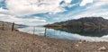 Reflections of the mountains in Lake Hawea, New Zealand Royalty Free Stock Photo