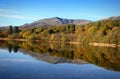 Reflections of Old Man in Coniston Water Royalty Free Stock Photo