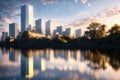Reflections in Puddles Capture made with generative ai