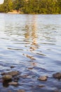 Reflections on rippled water Royalty Free Stock Photo