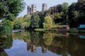 Reflections in the river Wear Royalty Free Stock Photo