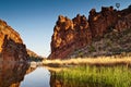 Reflections of rock formations. West MacDonnell Ranges, Northern Territory, Australia Royalty Free Stock Photo