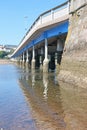Shaldon Bridge across the River Teign Royalty Free Stock Photo