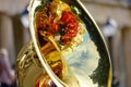 Reflections in the Tubas of Corful Philarmonic Orchestras during the famous Easter Litany Processions