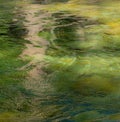 Reflections on water create an abstract pattern Royalty Free Stock Photo