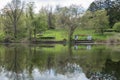 Reflective Landscape at Anada Ashram Pond