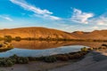 Reflective Oasis of Bruneau Dunes Royalty Free Stock Photo