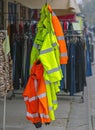 Reflective Safety Winter Jackets Royalty Free Stock Photo