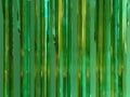 Reflective Shadows An Unfathomable Series of Shiny Green Vertical Lines in Indistinct Background Royalty Free Stock Photo