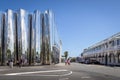 Exterior facade of the Len Lye Centre (Govett-Brewster Art Gallery) in New Plymouth, New Zealand. Royalty Free Stock Photo