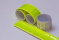 Reflective tapes on white background Royalty Free Stock Photo