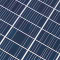 Reflective typical of silicon based solar panels used in renewable Royalty Free Stock Photo