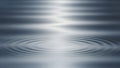 Reflective Water Ripples on Gray Surface with Abstract Blue Light Serene Liquid Background for Design Royalty Free Stock Photo