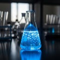 Reflects a modern lab space focused on chemistry or biochemistry Royalty Free Stock Photo
