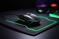 reflex gaming mouse on dark mousepad