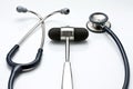 Reflex Hammer and Stethoscope