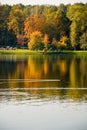 Reflexion of the autumn Royalty Free Stock Photo