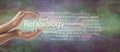 Reflexology Descriptive Word Tag Cloud Banner