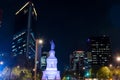 Mexico City, Reforma Avenue, Nigh Scene Royalty Free Stock Photo