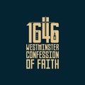 Reformed christian art. 1646 The Westminster Confession of Faith
