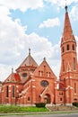 Reformed Church (Calvinist Church) in Hungary - is the largest P Royalty Free Stock Photo