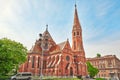 Reformed Church (Calvinist Church) in Hungary - is the largest P Royalty Free Stock Photo