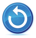 Refresh arrow icon midnight blue prime round button Royalty Free Stock Photo