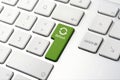 Refresh button on keyboard Royalty Free Stock Photo