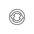 Refresh Button line icon