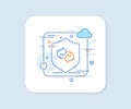 Refresh, change arrow line icon. Rotation Arrowhead. Vector Royalty Free Stock Photo