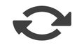 Refresh Circular Arrows Icon for Reload and Sync Actions, Update Data, vector design Generative AI Royalty Free Stock Photo