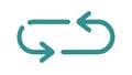 Refresh Cycle Arrow Icon, Reload Update Symbol, vector design Generative AI Royalty Free Stock Photo
