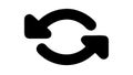 Refresh Cycle Arrows, Reload Loop Symbol, vector design Generative AI Royalty Free Stock Photo