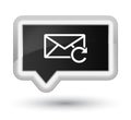 Refresh email icon prime black banner button Royalty Free Stock Photo