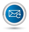 Refresh email icon prime blue round button Royalty Free Stock Photo