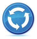 Refresh icon midnight blue prime round button Royalty Free Stock Photo