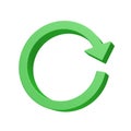 Refresh icon. Reload. Arrow. Isolated.